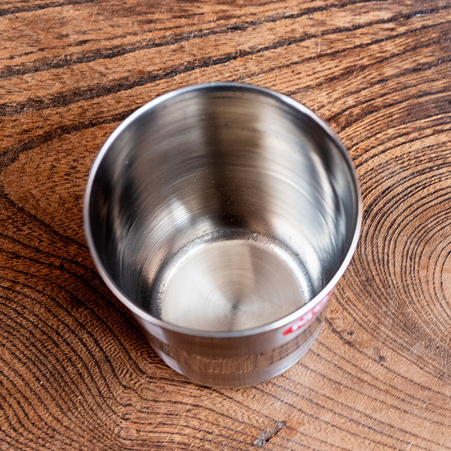 【送料無料・15個セット】ステンレスのチャイカップ [直径:約7cm×高さ:約8.3cm 約220ml] 6 - 中の写真です