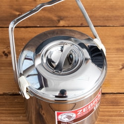 【送料無料・2個セット】〔12cm 1.4L〕ブッシュクラフトの定番　ゼブラ社のビリー缶・ビリーポット　焚き火とキャンプの直火調理へ〔ステンレスSUS304製〕 - サブ5