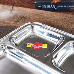 【送料無料・3個セット】3分割ランチプレート　No.2〔約23cm x 約23.2cm〕　深めで沢山入る！ - サブ4