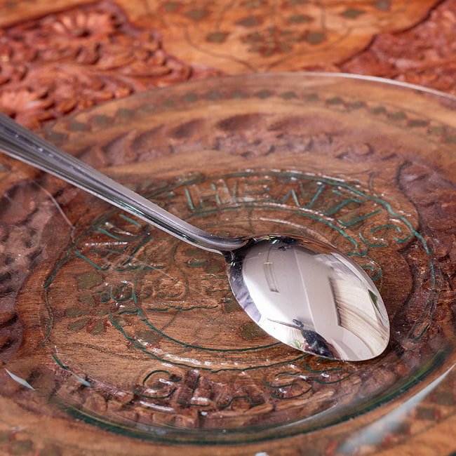 【12個セット】レトロな雰囲気漂う インド製 ソーダスプーン 柄が長い クリームソーダ パフェ フロート デザートに最適 10 - 拡大写真です