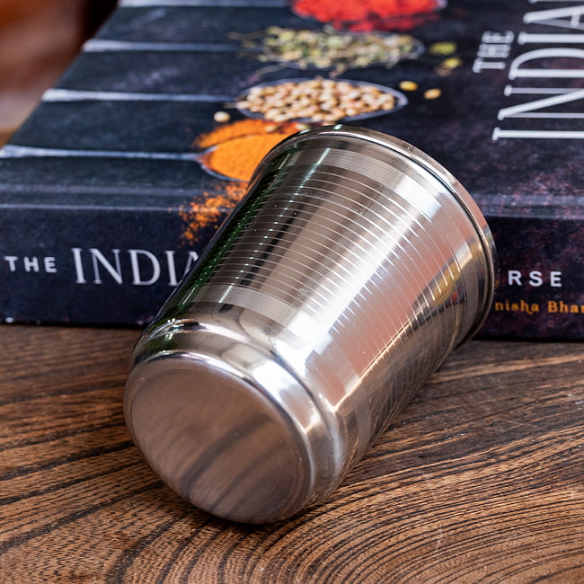 【12個セット】ステンレスのチャイカップ[直径約7cm×高さ約8.1cm　約200ml] 5 - 側面からの写真です