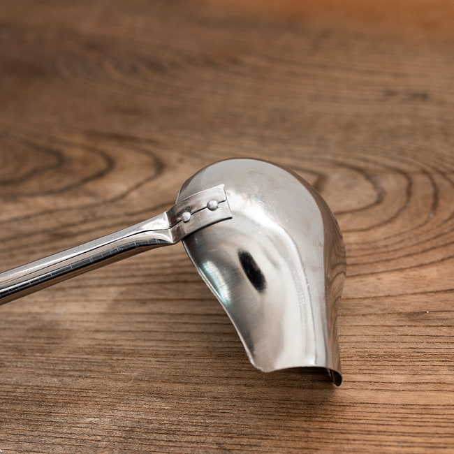 【3個セット】タイのキッチンから　便利なステンレス製の横口レードル スープや汁物に便利！ 7 - 拡大写真です