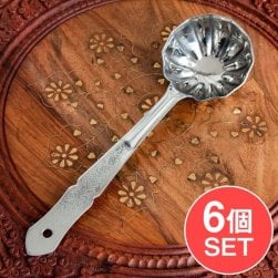【6個セット】【インドの大スプーン】取り分け等に ダールサーブスプーン お玉 23cm(SET-FOOD-1075)