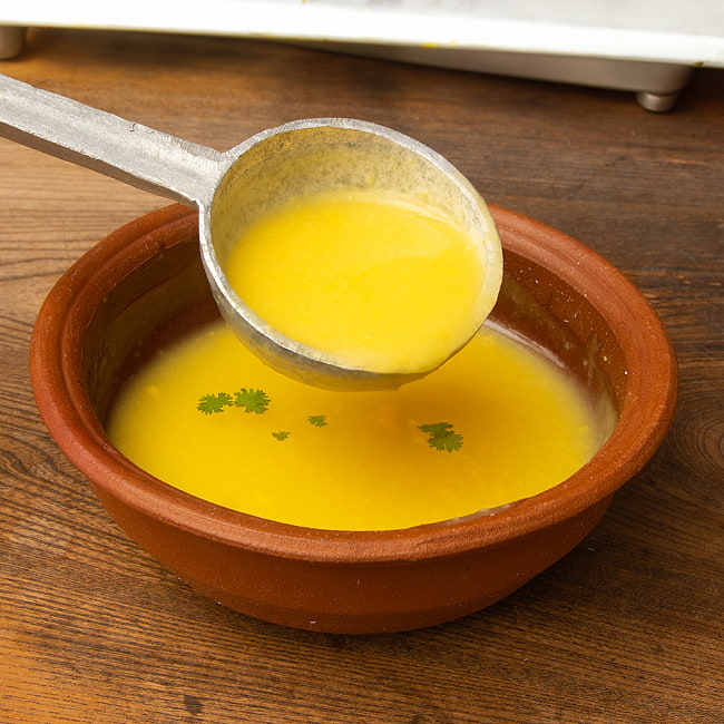 【6個セット】現地感ありすぎるネパールのアルミお玉 ダールレードル 10 - ダルスープのとりわけなどに！