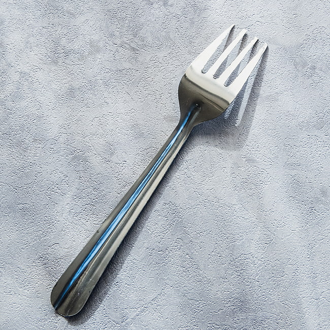 【12本セット】とってもシンプルな インドのフォーク 15cm 6 - 裏面