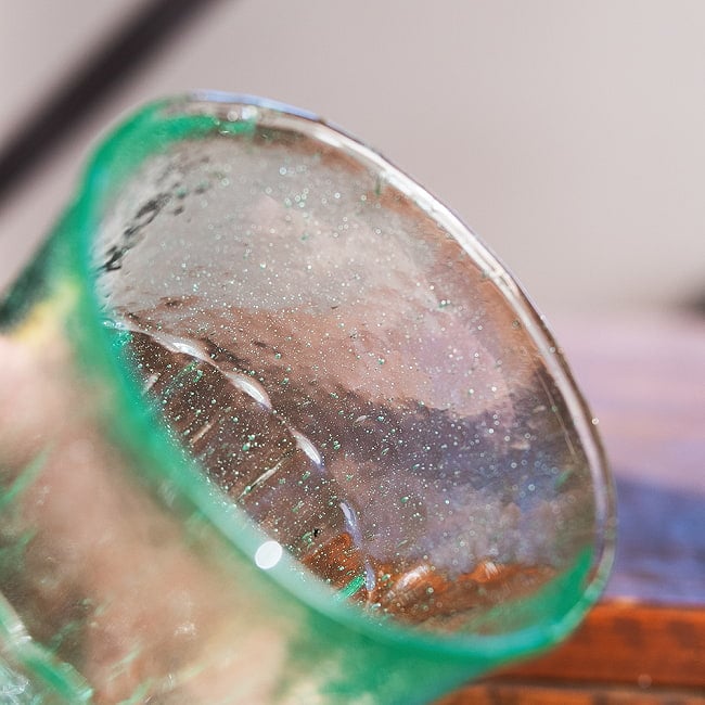 【3個セット】ハノイの伝統的ビアホイグラス　ビールジョッキ　ベトナムの屋台文化を感じる　無骨で温かみのあるビールグラス　中ジョッキ　〔約12.5cm×約8cm 約300ml〕 15 - 拡大写真です