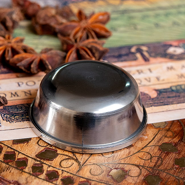 【3個セット】チャトニボウル　アチャールボウル　極小サイズ　カレー小皿(約5.4cm×約2.2cm　約30ml） 6 - 裏面の写真です