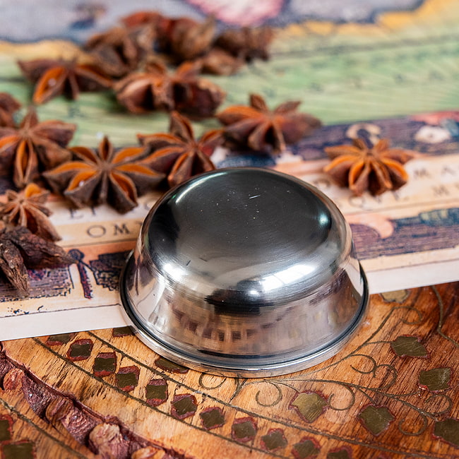 【3個セット】チャトニボウル アチャールボウル 極小サイズ カレー小皿(約6cm×約2.5cm 約50ml) 6 - 裏面の様子です