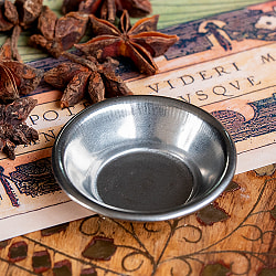 【10個セット】チャトニ皿　アチャールボウル　浅め　極小サイズ　カレー小皿(約5cm×約1.2cm　約15ml） - サブ2