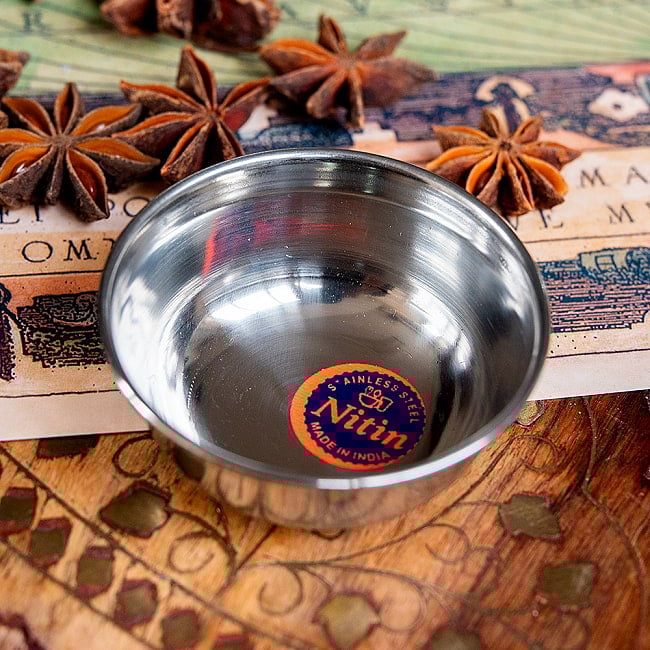 【10個セット】チャトニボウル　アチャールボウル　極小サイズ　カレー小皿(約6cm×約2.5cm　約50ml） 4 - 内側の写真です