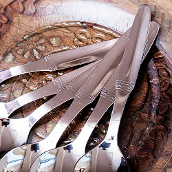 【12本セット】インドのスプーン 約14cm - サブ5