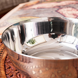 【5個セット】重ねられるカレー皿　特大　サービングカトリ　取り分けサイズ〔約16.5cm×約6cm 約900ml〕 - サブ5