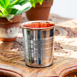 【30個セット】ステンレス製 銅装飾ウォーターグラス - サブ2