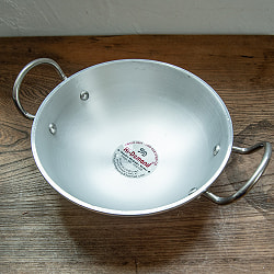 【6個セット】インド鍋 アルミニウム カダイ【直径：約22cm】 - サブ2