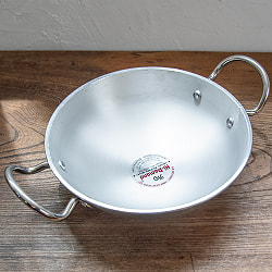 【6個セット】インド鍋 アルミニウム カダイ【直径：約24cm】 - サブ2