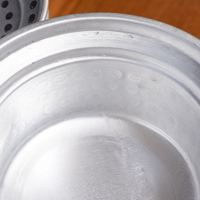 【6個セット】スタッキングができる　蓋付きアルミハンディ3点セット　軽量で省スペース！キャンプにもオススメの食器 11 - 拡大写真です