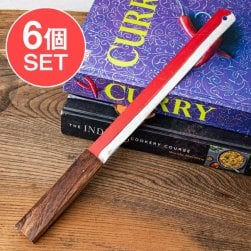 【6個セット】現地クオリティをそのまま!インドの屋台包丁 ロングタイプ 36.5cm