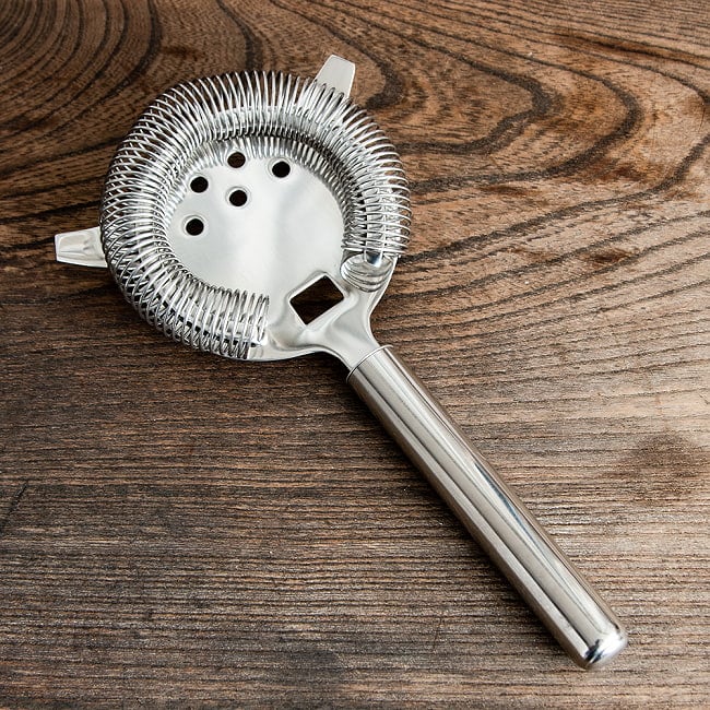 【6個セット】ステンレス製　カクテルストレーナー　バー　ご自宅でのカクテル作りへ 2 - 全体を見てみました。