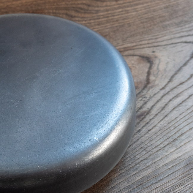 【6個セット】鋼鉄製の片手カダイ(直径約18.5cm) 10 - 鉄製品の風合いが美しい。