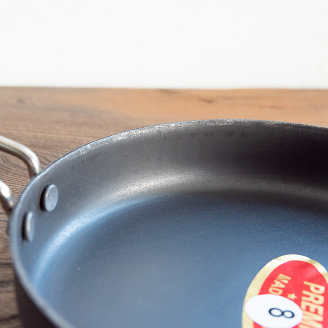 【6個セット】鋼鉄製の片手カダイ(直径約18.5cm) 6 - 使いやすい深さです。