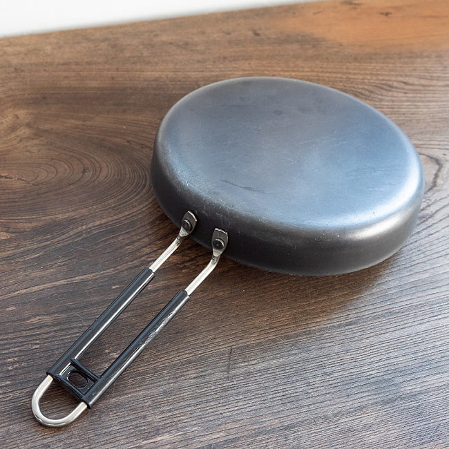 【6個セット】鋼鉄製の片手カダイ(直径約18.5cm) 9 - 裏面です。