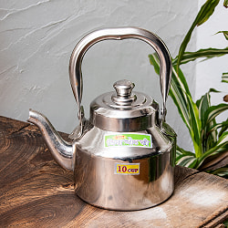 【6個セット】【チャイ10杯分くらい】レトロケトル インドのやかん 900cc程度 - サブ2