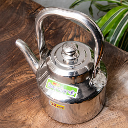 【6個セット】【チャイ10杯分くらい】レトロケトル インドのやかん 900cc程度 - サブ5