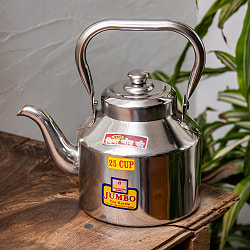 【6個セット】【チャイ25杯分くらい】レトロケトル インドのやかん 2000cc程度 - サブ2