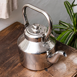 【6個セット】【チャイ25杯分くらい】レトロケトル インドのやかん 2000cc程度 - サブ3