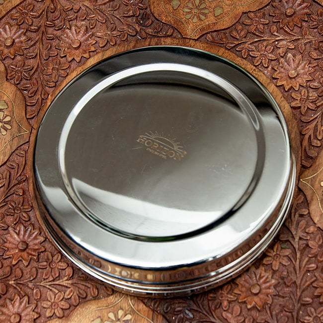 【6個セット】ミタイダバ インドのスイーツボックス 直径：18.5cm 5 - 底面を見てみました。