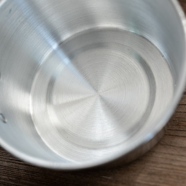 【6個セット】タイ屋台のアルミ片手鍋 アンブレラブランド〔内径:約16cm 容量:約1500ml〕 8 - 拡大写真です