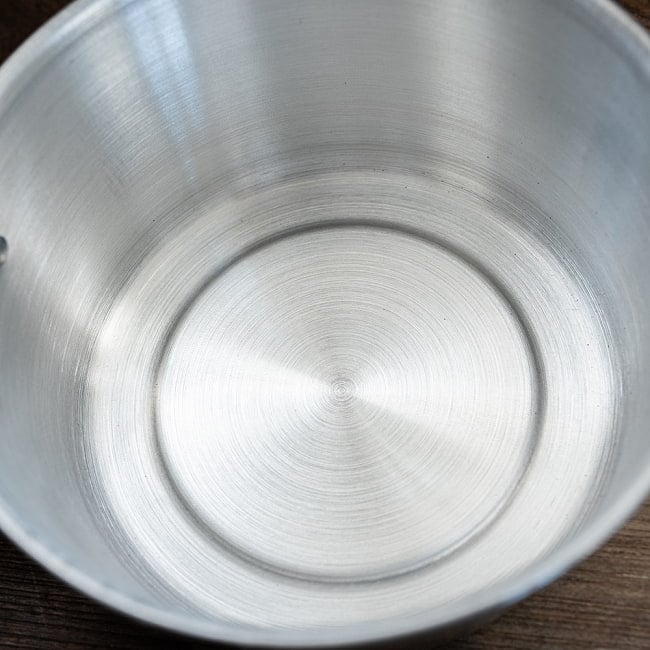 【6個セット】タイ屋台のアルミ片手鍋 アンブレラブランド〔内径:約20cm 容量:約2500ml〕 8 - しっかりと作られています