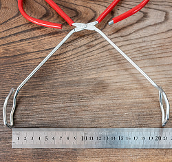 【6個セット】ハサミ型のシザートング　BBQや焚き火　熱い物が簡単に持てる - サブ4