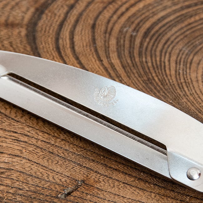 【6個セット】怪我しにくい！タイの ピーラーナイフ 【Barbarian Head】 22cm 4 - 刃の部分です。