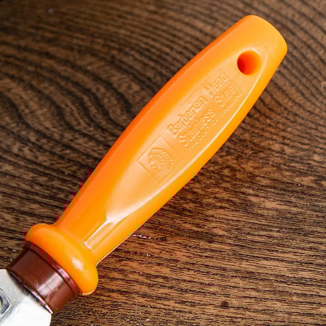 【6個セット】怪我しにくい！タイの ピーラーナイフ 【Barbarian Head】 16.5cm 7 - 持ちて部分です。