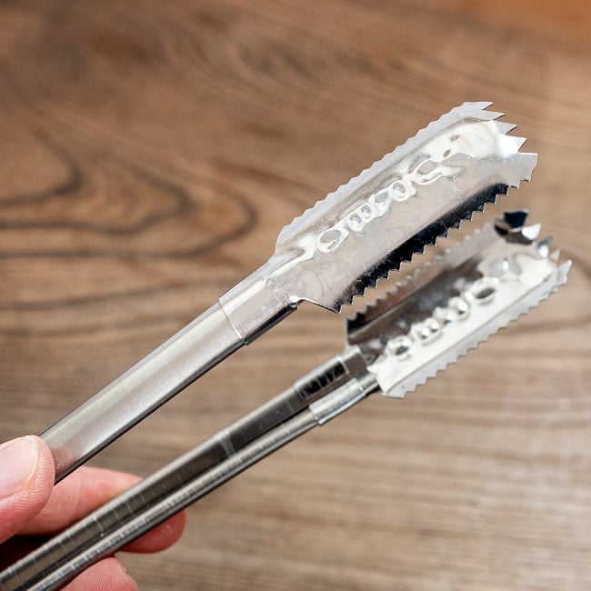 【6個セット】タイのトング アイスペールの氷や米麺　サラダなどの取り分けへ　約21cm 6 - 拡大写真です