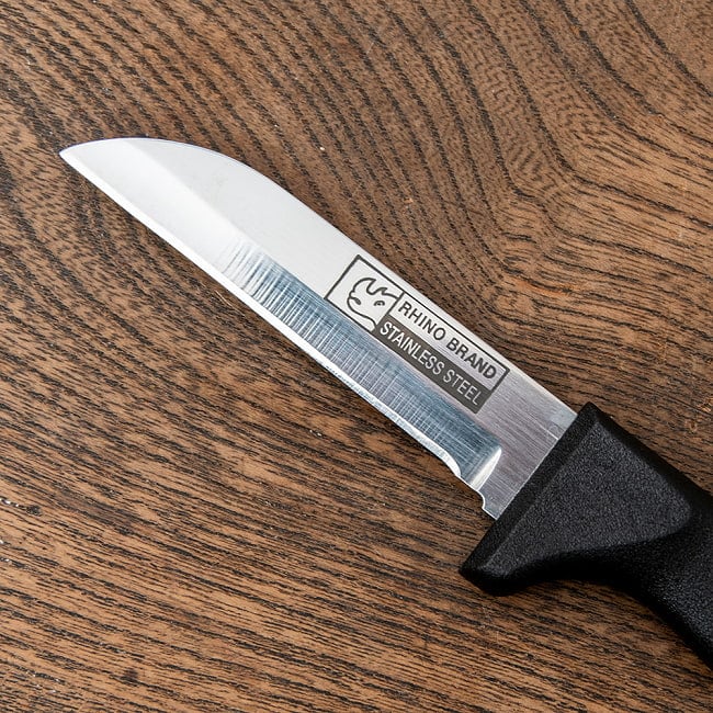 【6個セット】タイのミニミニ ピーラーナイフ 【Rhino Brand】 3 - 刃先の様子です。