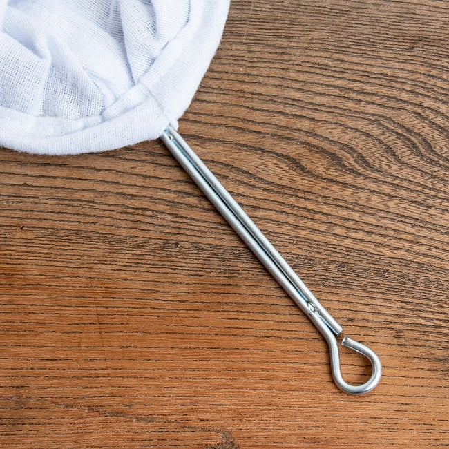 【6個セット】タイ式ネルフィルター 昔ながらのネルドリップ タイティー・コーヒーフィルター 少し小さめ 4 - 持ち手の部分です