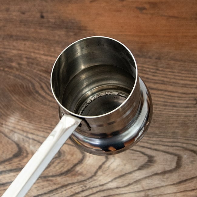 【6個セット】ドヤ - インドの柄杓 4 - 内側を見てみました。