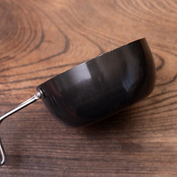 【6個セット】タルカパン - 黒 ノンスティック【直径約11.5cm】インド料理でスパイスをテンパリングする調理器具 - サブ3