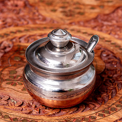 【6個セット】壺型卓上ギーポット　シュガーポット【約6.8cm　容量約100ml】 - サブ2