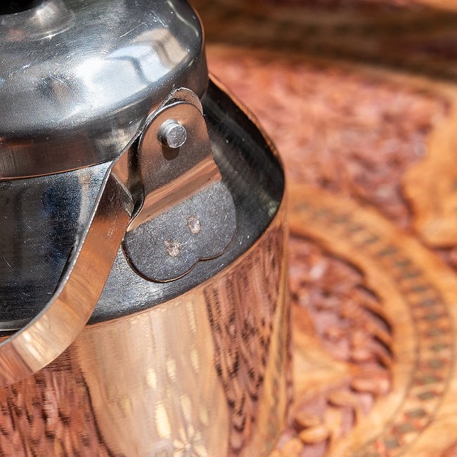 【6個セット】小ぶりで可愛い　ティーケトル　昔ながらのレトロなフォルム　インドのやかん 15 - 拡大写真です