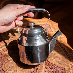 【6個セット】小ぶりで可愛い　ティーケトル　昔ながらのレトロなフォルム　インドのやかん - サブ2