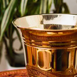 【6個セット】オーセンティックでエレガントな真鍮のスパイスグラインダー 高さ：約14cm - サブ5