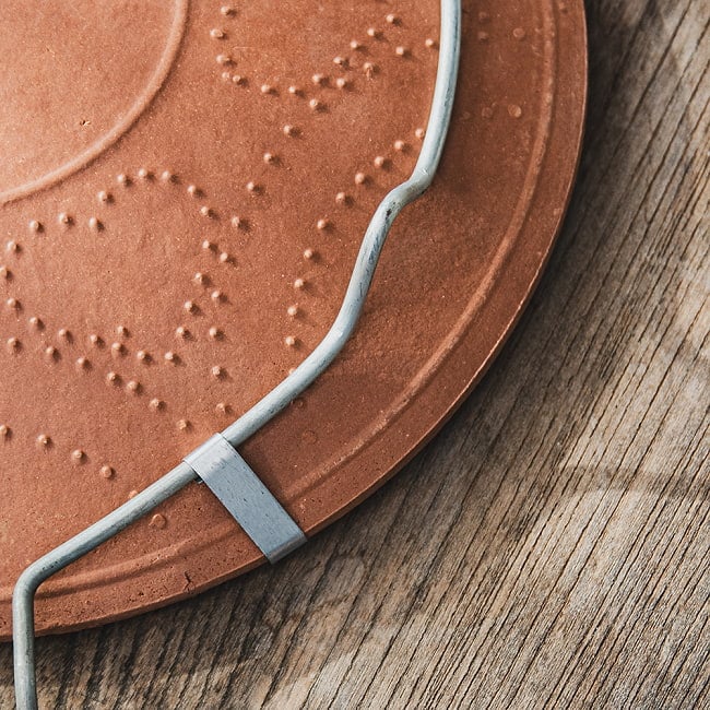 【6個セット】素焼きのチャパティパン（観賞用） 10 - 細部を見てみました。