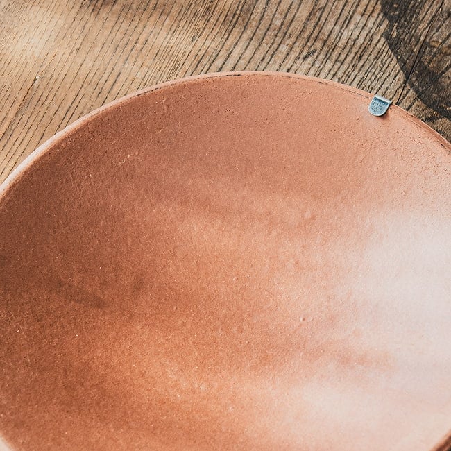 【6個セット】素焼きのチャパティパン（観賞用） 4 - しっとりとした雰囲気があります。