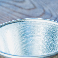 【6個セット】インドの アルミ製ミニカップ カレーやスイーツに 直径9cm程度 - サブ4