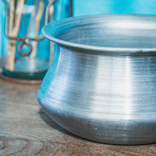 【6個セット】ロタ インドの水さし【アルミ】 直径11cm 5 - 側面を見てみました。