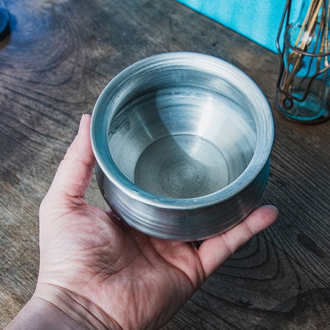 【6個セット】ロタ インドの水さし【アルミ】 直径11cm 7 - 使いやすいサイズ感です。