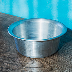 【6個セット】インドの アルミ製ミニカップ スナックボウル 直径14cm程度 - サブ2